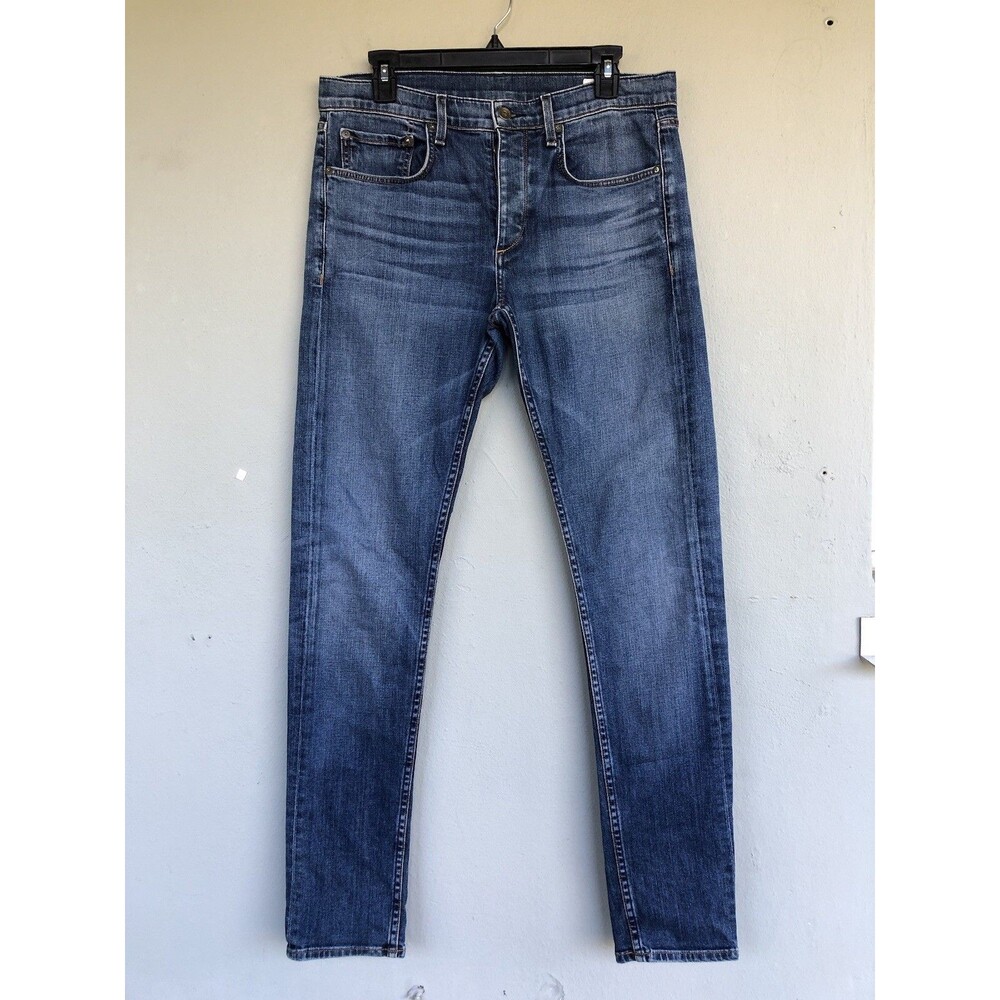 Rag & Bone Fit 1 Skinny Jeans Mens 32 Medium Wash Stretch Slim Designer Street